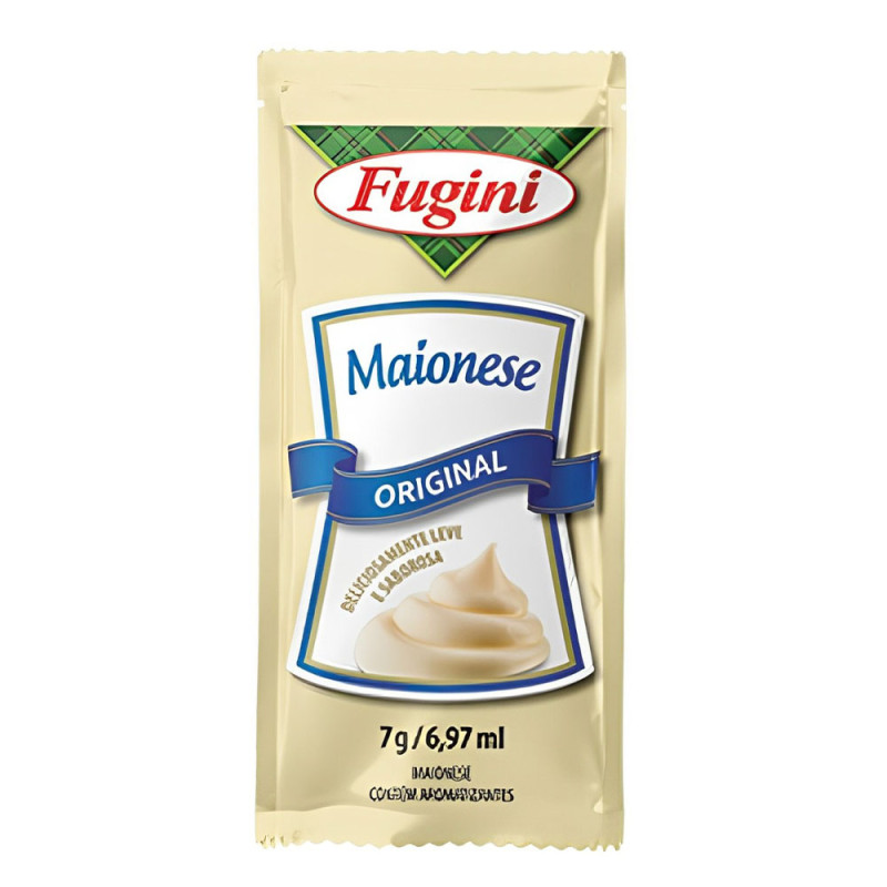 MAIONESE FUGINI TRADICIONAL SACHÊ 7GR - CX COM 144 UN