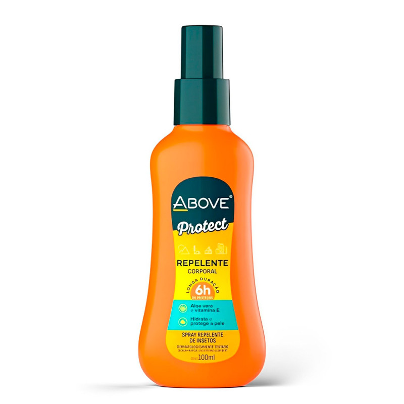 REPELENTE DE INSETOS ABOVE PROTECT SPRAY 100ML - CX COM 12 UN