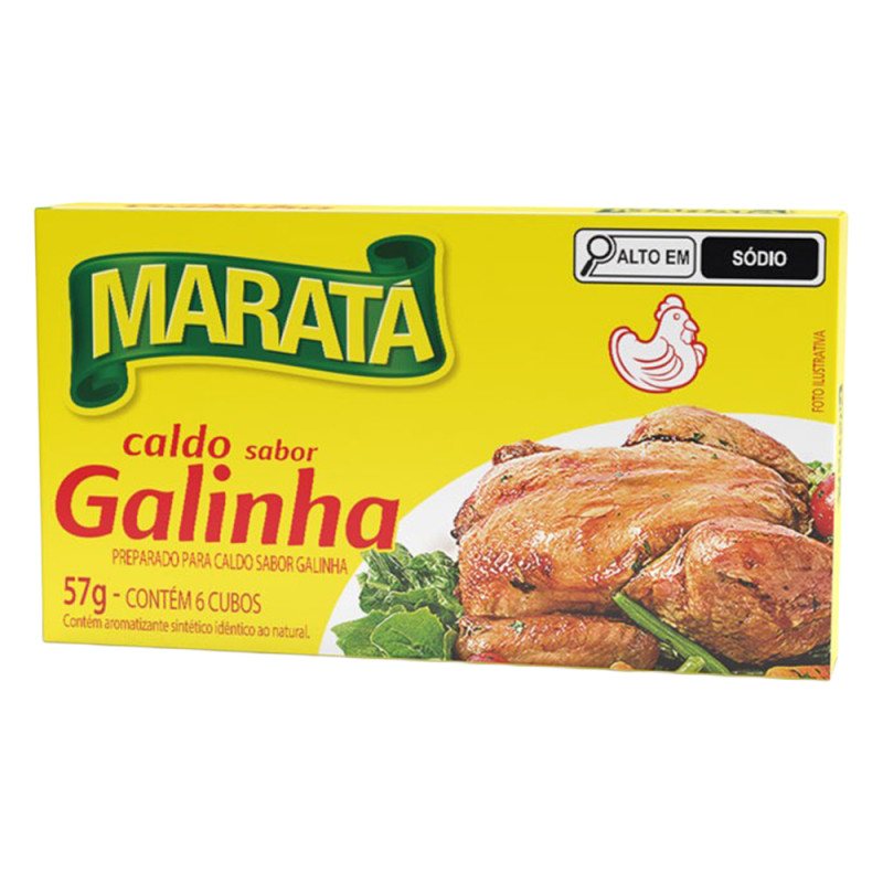 CALDO DE GALINHA MARATÁ  57GR  - DP COM 10 UN
