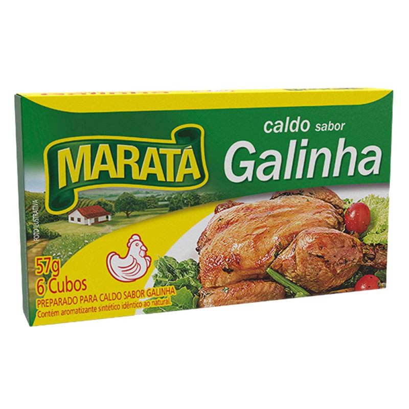 CALDO MARATÁ 57GR GALINHA - DP COM 10 UN