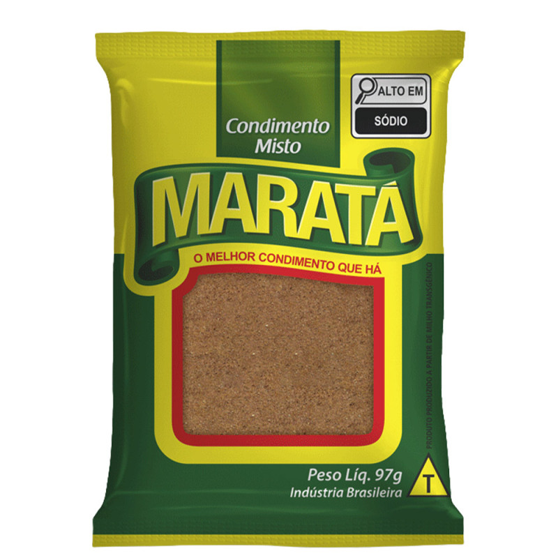 TEMPERO MISTO MARATÁ 97GR COM COMINHO - PC COM 10 UN