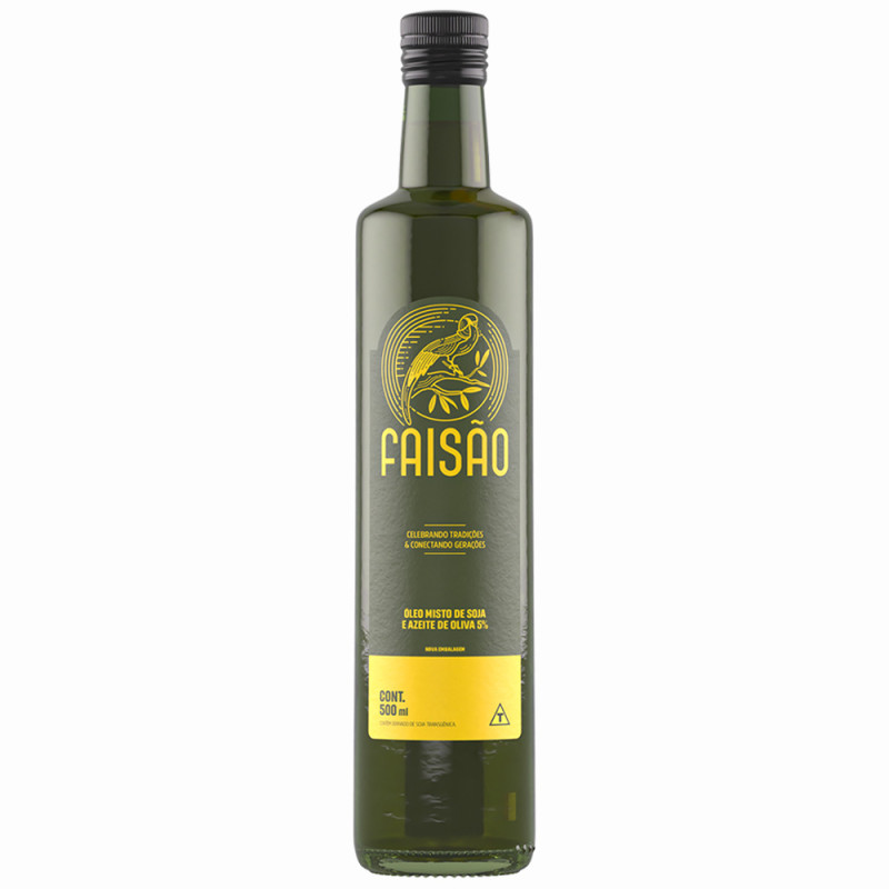ÓLEO MISTO FAISÃO 500ML VIDRO - CX COM 12 UN