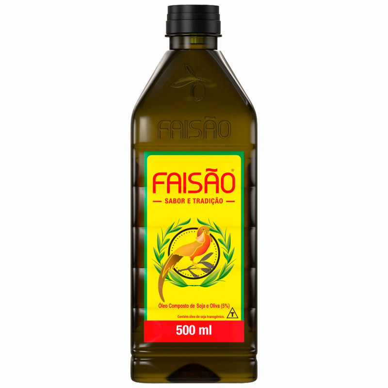 ÓLEO COMPOSTO FAISÃO 500ML PET - CX COM 15 UN