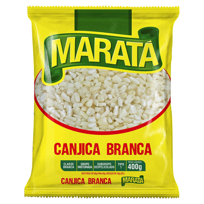 CANJICA BRANCA MARATÁ 400GR - FD COM 28 PC