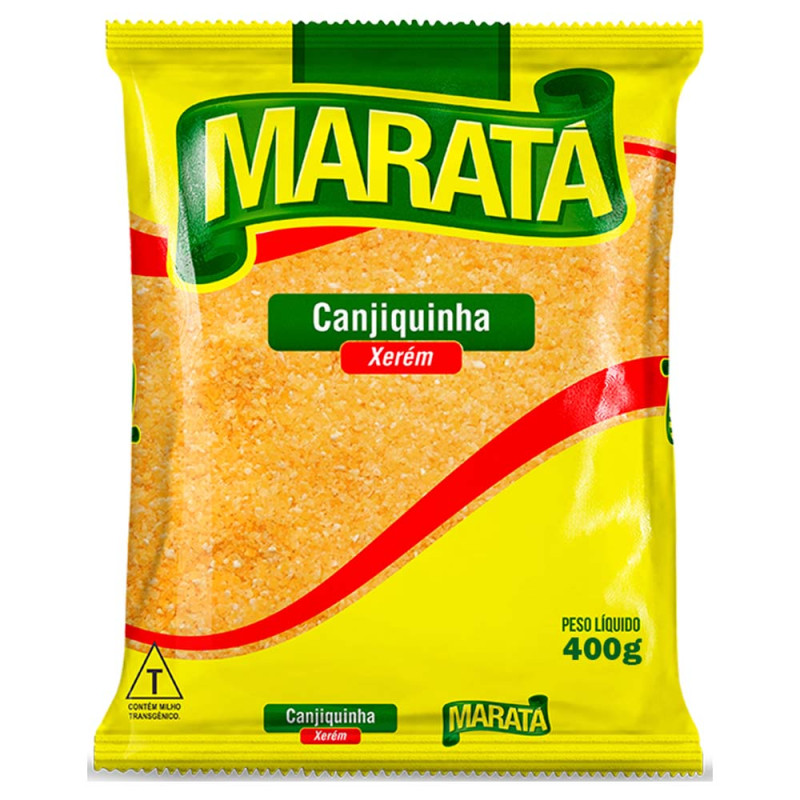 CANJIQUINHA AMARELA MARATÁ 400GR XERÉM - FD COM 28 PC