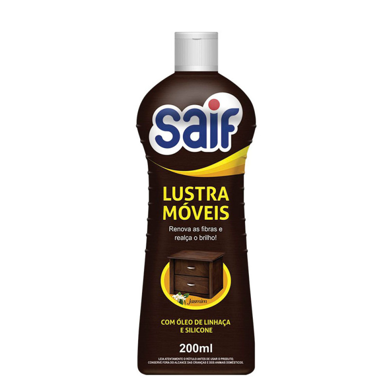 LUSTRA MÓVEIS SAIF JASMIM 200ML - CX COM 6 UN