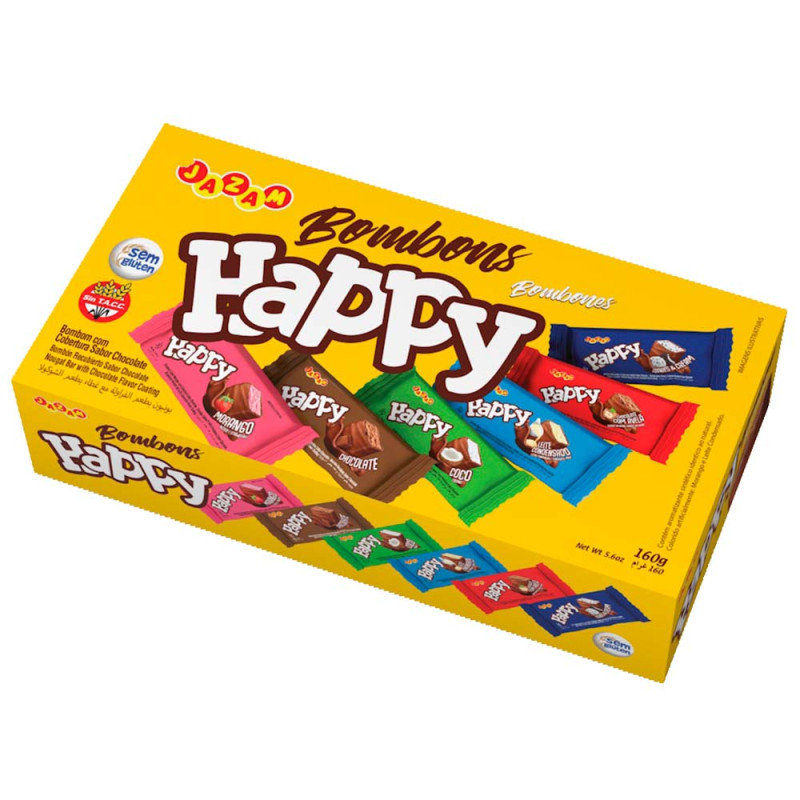 BOMBOM JAZAM 160GR HAPPY - UNIDADE