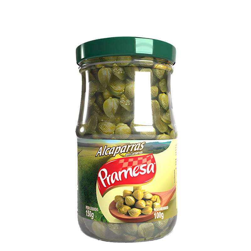 ALCAPARRAS COPO PRAMESA 100GR EM CONSERVA - CX COM 12 UN