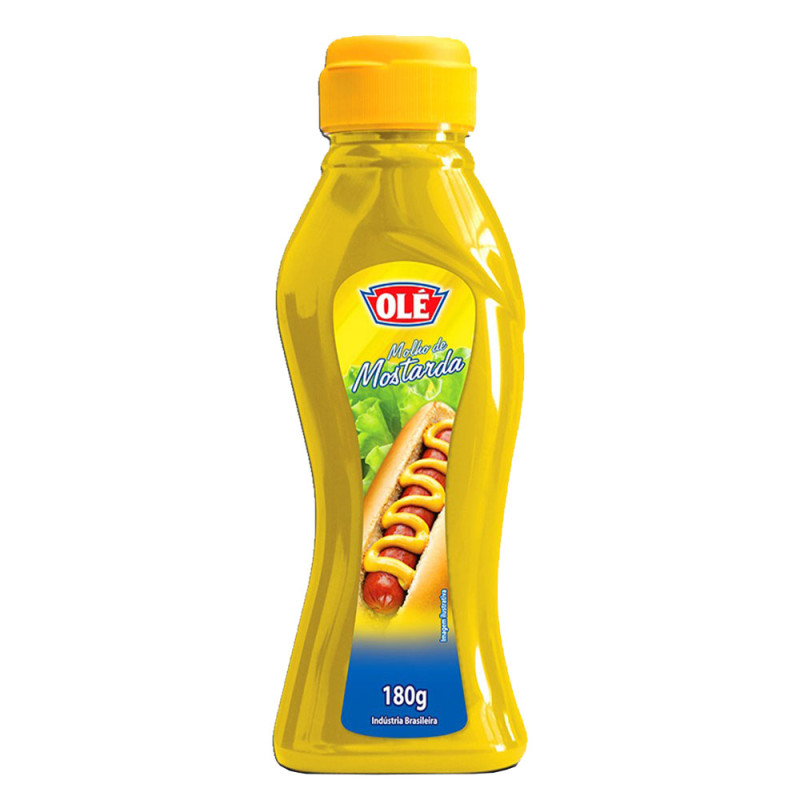 MOSTARDA OLE 180GR - AMARELA CX COM 24 UN