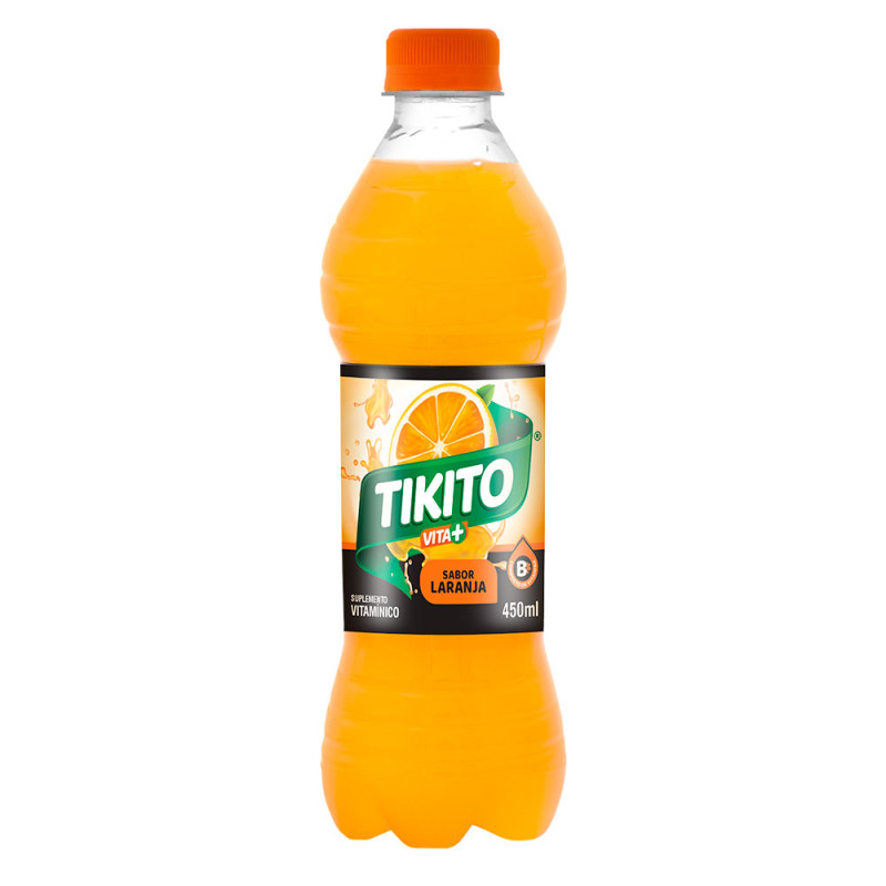 SUCO TIKITO VITA+ 450ML LARANJA - FD COM 12 UN