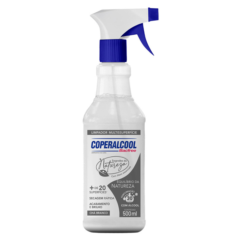 ÁLCOOL COPERALCOOL SEGREDOS DA NATUREZA 500ML EQUILÍBRIO DA NATUREZA - CX COM 12 UN