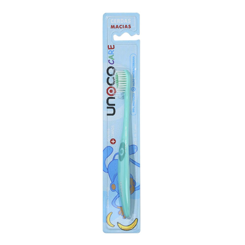 ESCOVA DENTAL INFANTIL UNOCO CERDAS MACIAS CARE - PC COM 12 UN