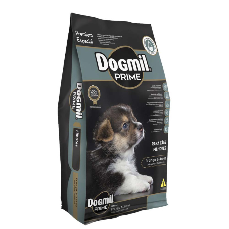 RAÇÃO DOGMIL PRIME FILHOTES 15 KILOS SABOR FRANGO E ARROZ - UNIDADE