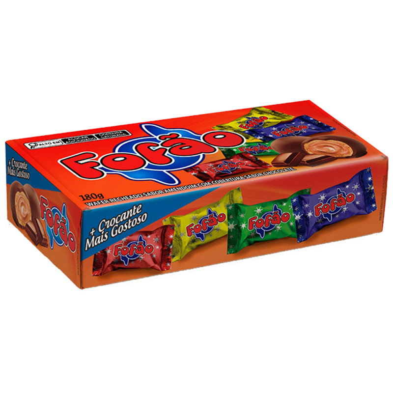 BOMBOM FOFÃO SORTIDOS 180GR CHOCOLATE COM AMENDOIM - UNIDADE
