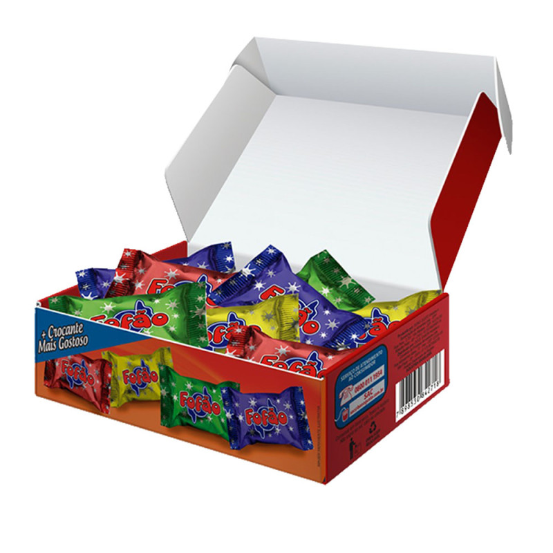 BOMBOM FOFÃO SORTIDOS 180GR CHOCOLATE COM AMENDOIM - UNIDADE