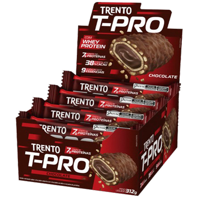 CHOCOLATE TRENTO PECCIN T-PRO 26GR AO LEITE - DP COM 12 UN