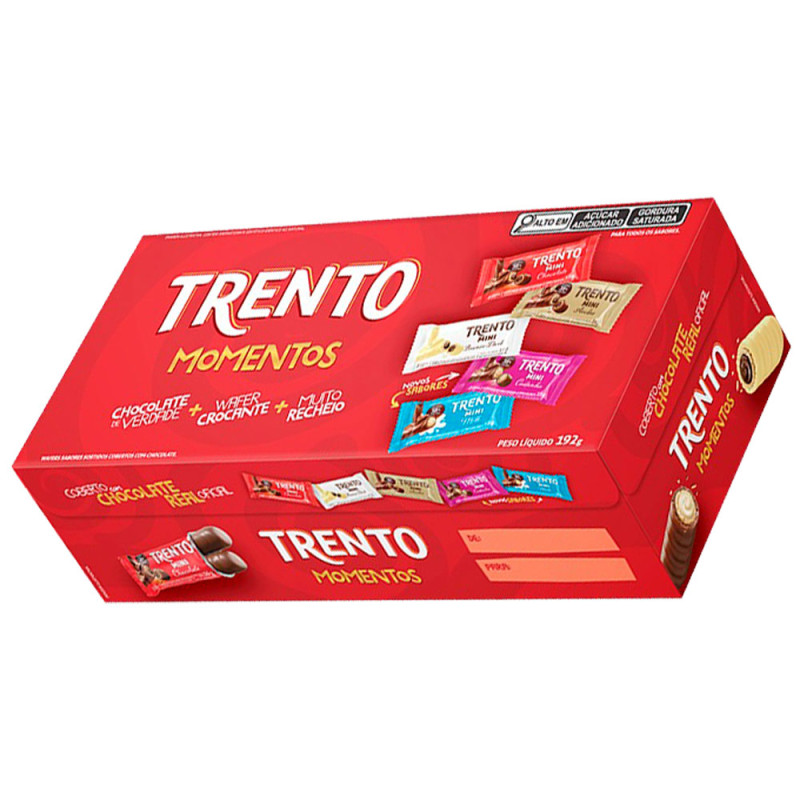 CHOCOLATE TRENTO MINI MOMENTOS 192GR SORTIDOS - UNIDADE
