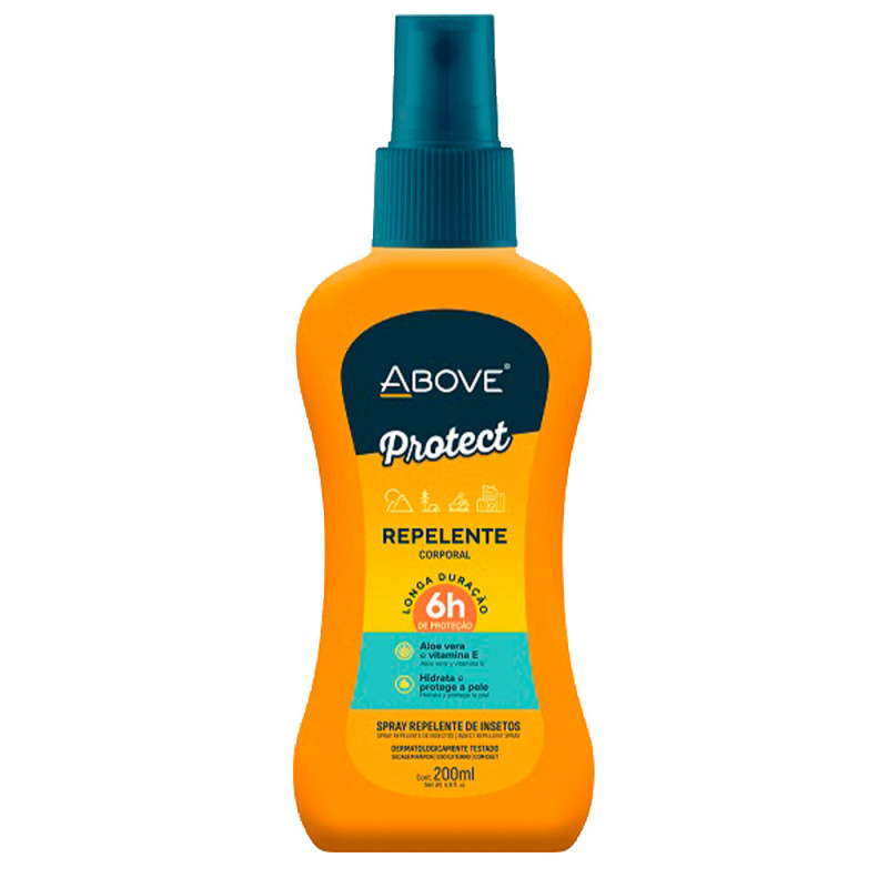 REPELENTE DE INSETOS ABOVE SPRAY 200ML ADULTO - CX COM 12 UN