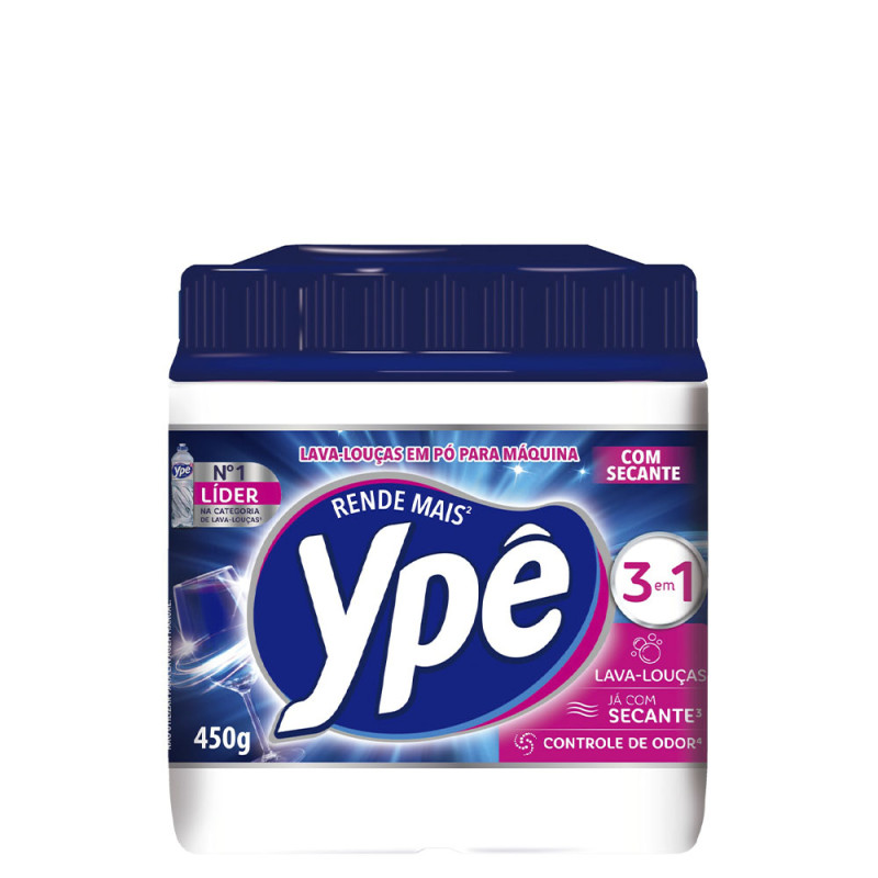 LAVA-LOUÇA EM PÓ PARA MÁQUINA YPÊ 450GR - UNIDADE