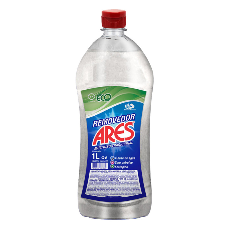 REMOVEDOR ARES 1 LITRO TRADICIONAL - CX COM 12 UN