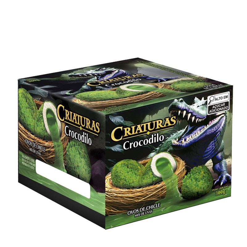 CHICLE SUKEST CRIATURAS 300GR MIX DE UVAS CROCODILO - DP COM 40 UN