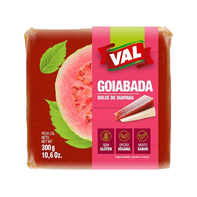 GOIABADA VAL 300GR FLOW PACK - CX COM 36 UN