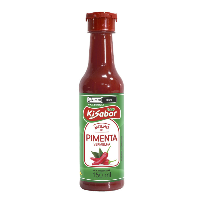 MOLHO DE PIMENTA KISABOR 150ML - CX COM 24 UN