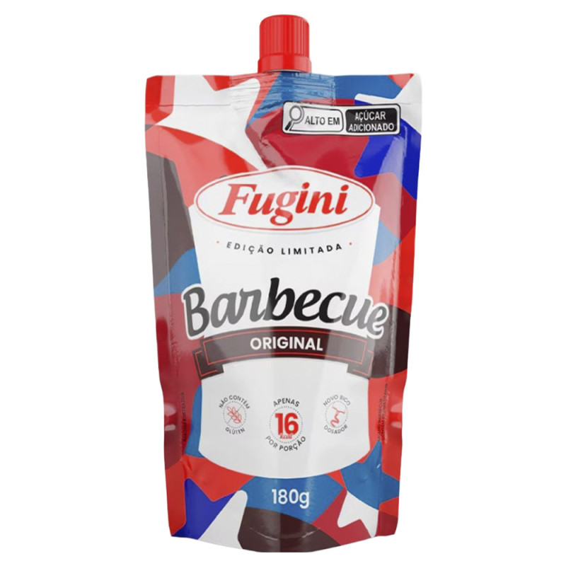 MOLHO BARBECUE SACHÊ BICO FUGINI 180GR - CX COM 32 UN