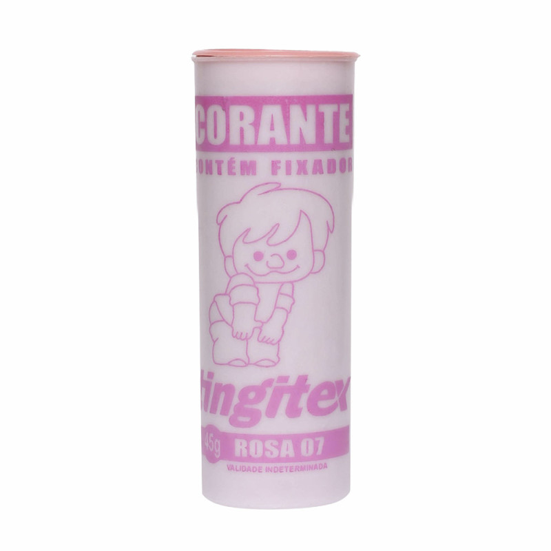 CORANTE PARA ROUPA TINGITEX 45GR ROSA - PC COM 6 UN