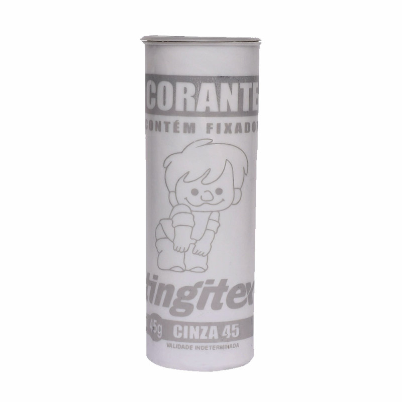 CORANTE PARA ROUPA TINGITEX 45GR CINZA - PC COM 6 UN