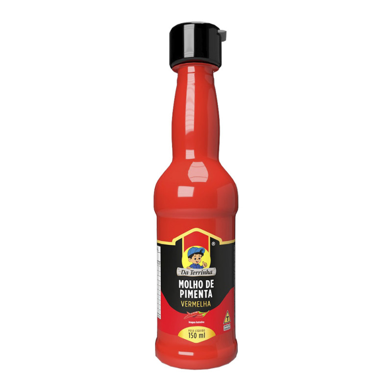 MOLHO DE PIMENTA DA TERRINHA 150ML VERMELHA - CX COM 12 UN