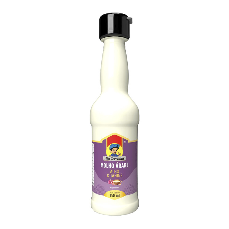 MOLHO ÁRABE DA TERRINHA 150ML ALHO & TAHINE - CX COM 12 UN