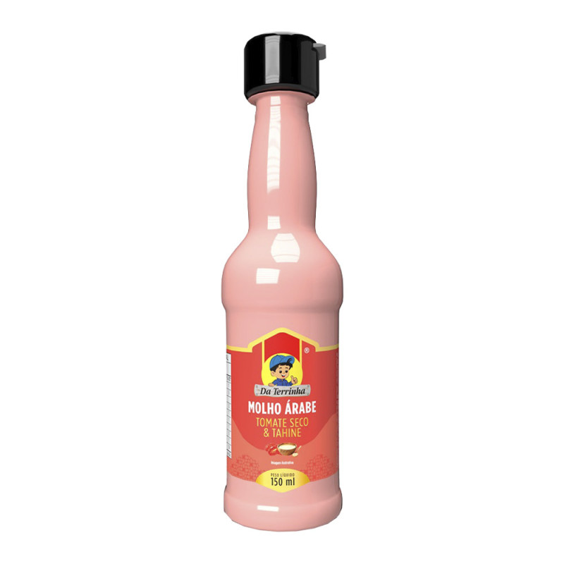 MOLHO ÁRABE DA TERRINHA 150ML TOMATE SECO & TAHINE - CX COM 12 UN