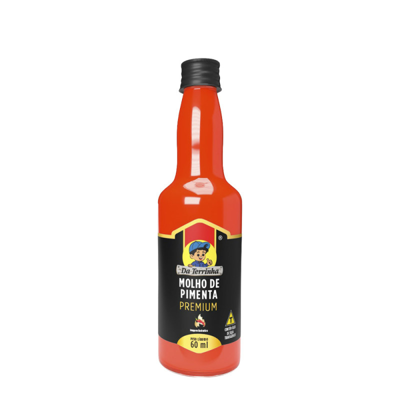 MOLHO DE PIMENTA DA TERRINHA 60ML PREMIUM - CX COM 12 UN