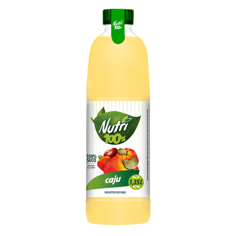 SUCO NUTRI 100% 1,35LT  CAJU - CX COM 6 UN