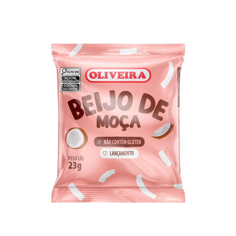 BEIJO DE MOÇA OLIVEIRA 23GR - DP COM 24 UN