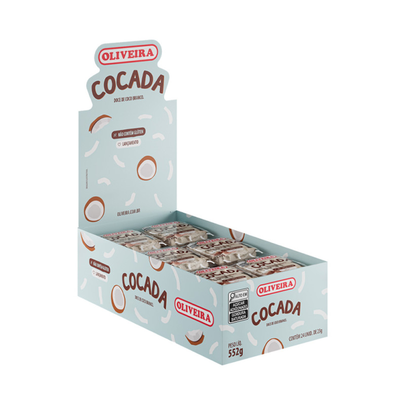 COCADA OLIVEIRA 23GR - DP COM 24 UN