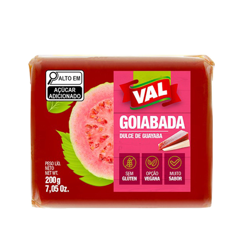 GOIABADA VAL 200GR FLOWPACK - CX COM 36 UN