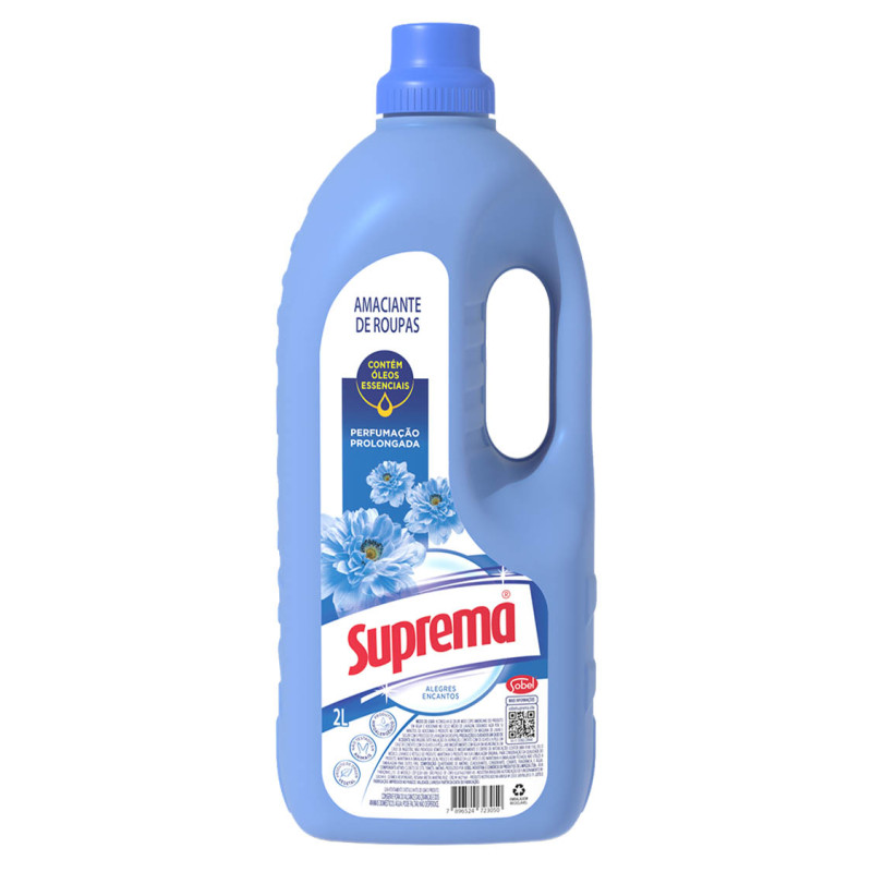 AMACIANTE SUPREMA 2 LITROS ALEGRES ENCANTOS - CX COM 6 UN