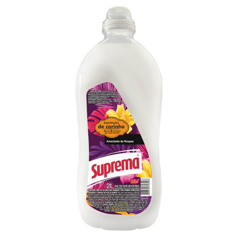 AMACIANTE SUPREMA 2 LITROS EXPRESSÃO DE CARINHO - CX COM 6 UN