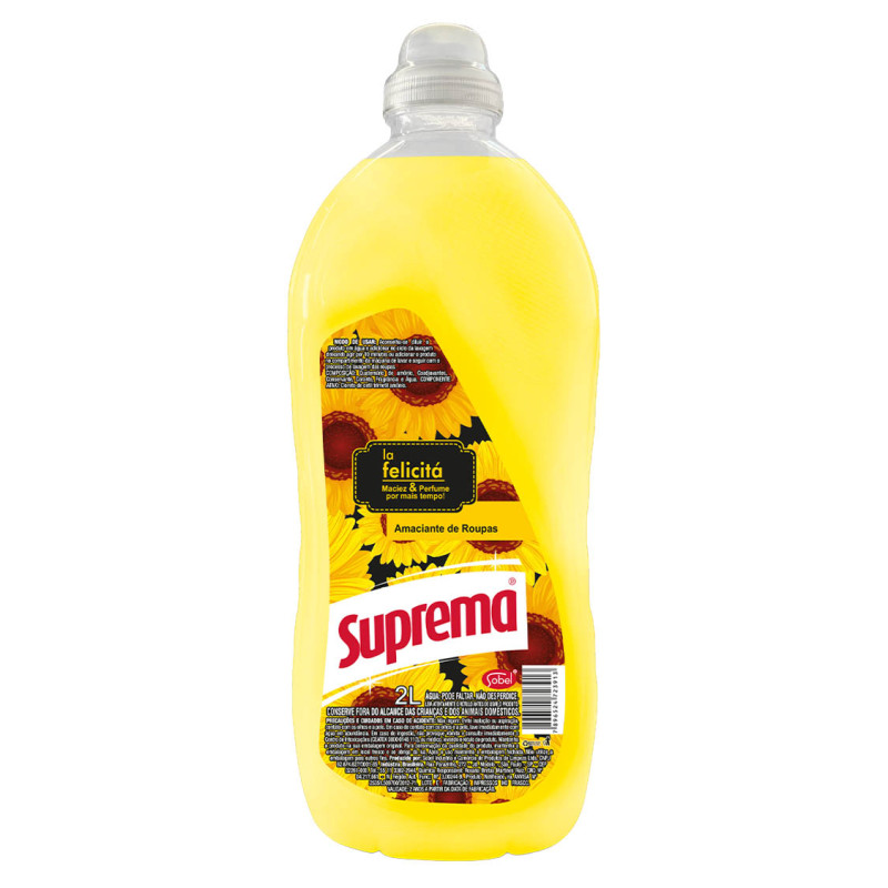 AMACIANTE SUPREMA 2 LITROS LA FELICITÁ - CX COM 6 UN
