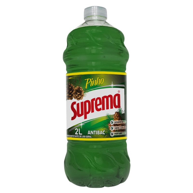 DESINFETANTE SUPREMA 2 LITROS PINHO - CX COM 6 UN