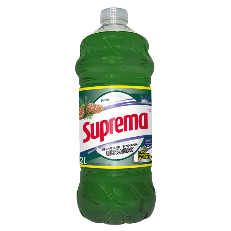 DESINFETANTE SUPREMA 2 LITROS PINHO - CX COM 6 UN