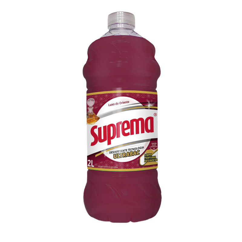 DESINFETANTE SUPREMA 2 LITROS LUXO DO ORIENTE - CX COM 6 UN