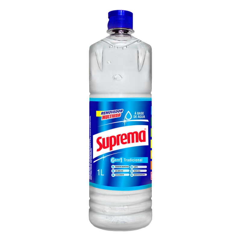 REMOVEDOR SUPREMA 1 LITRO TRADICIONAL - CX COM 12 UN