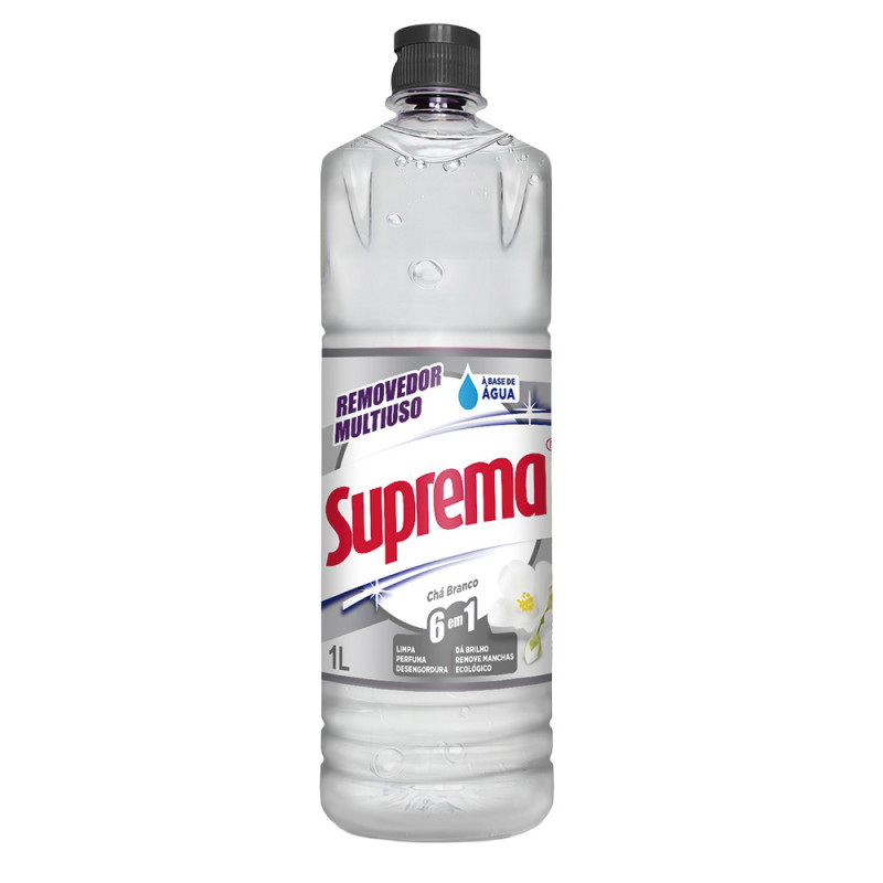 REMOVEDOR SUPREMA 1 LITRO CHÁ BRANCO - CX COM 12 UN