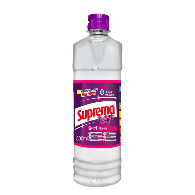 REMOVEDOR SUPREMA 500ML FLORATA - CX COM 12 UN