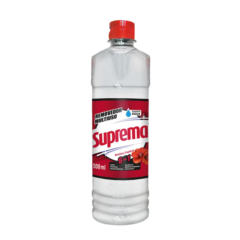 REMOVEDOR SUPREMA 500ML REALEZA TROPICAL - CX COM 12 UN