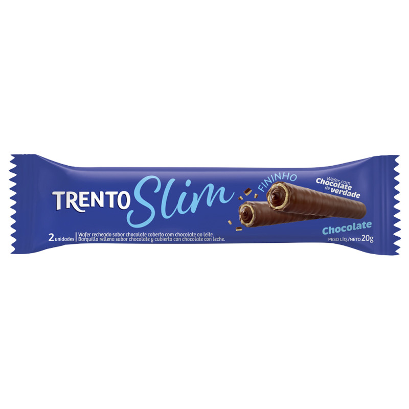 CHOCOLATE TRENTO PECCIN SLIM 20GR CHOCOLATE - DP COM 16 UN