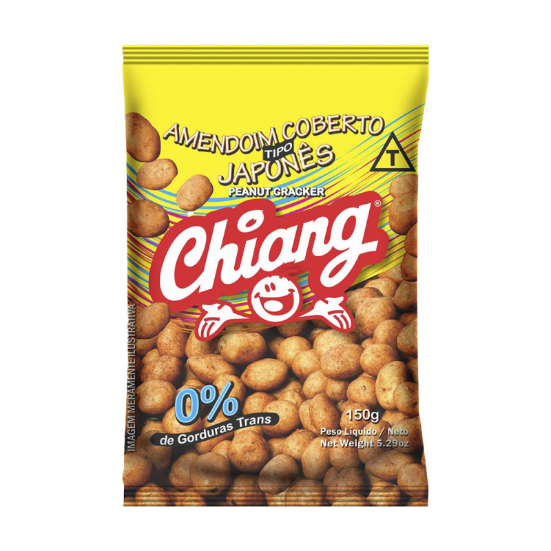 AMENDOIM CHIANG 150GR JAPONÊS - CX COM 12 PC